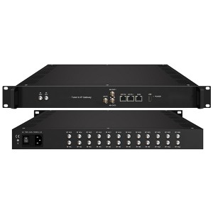24 DVB-S/S2X Tuner Input  to IP Gateway