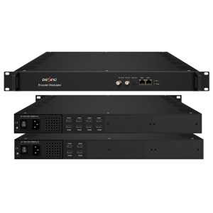 4-24 Channel HDMI Input DVB-C/DVB-T/ISDB-T/ATSC Encoder Modulator OUT RF
